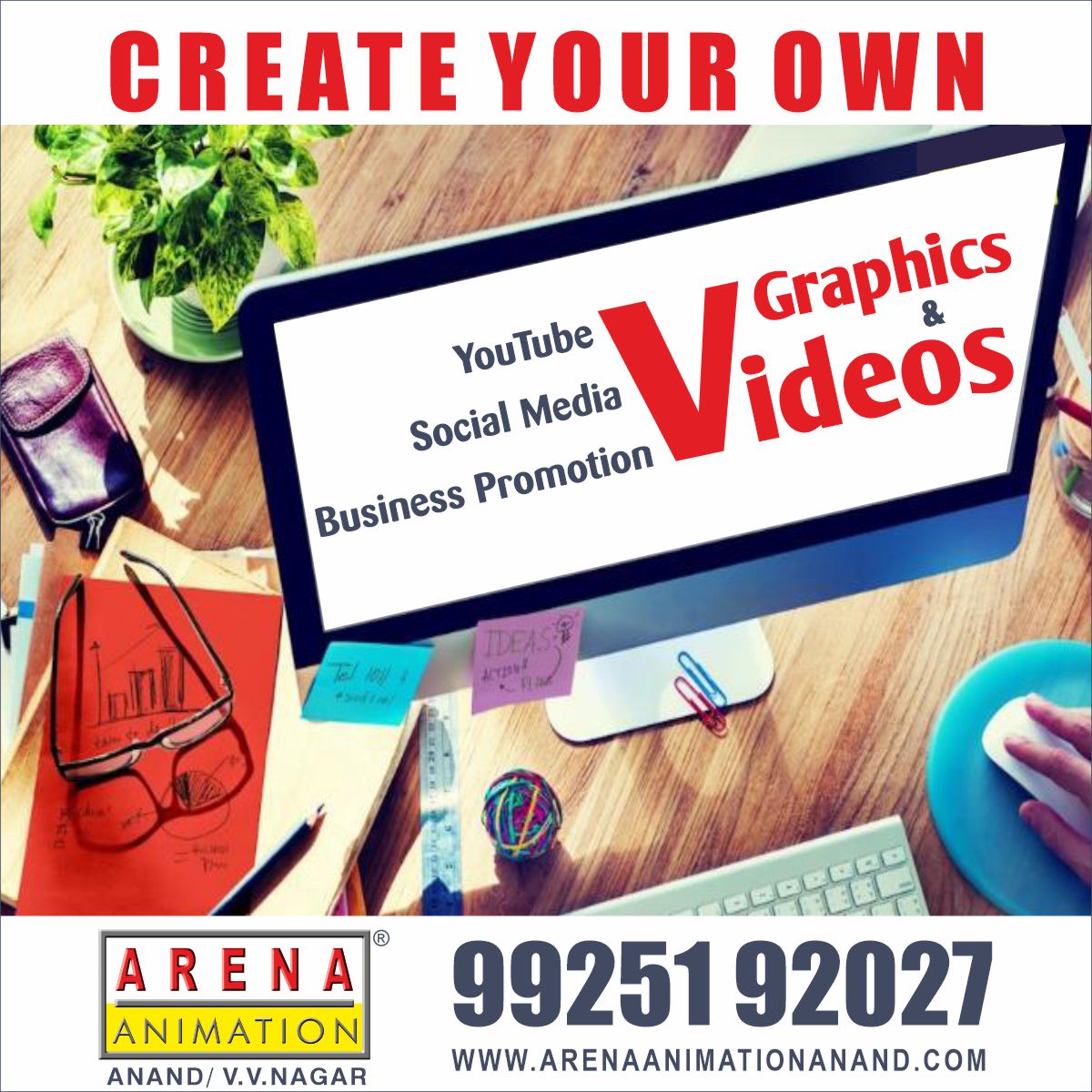 Arena Animation - Motion Graphic Design Training Institute In Anand,  Vallabh Vidyanagar
